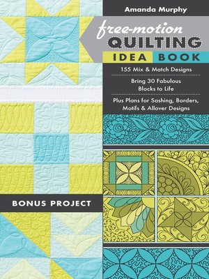 cover image of Free-Motion Quilting Idea Book